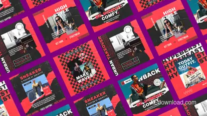 Dawn Streetwear Post Product Promo template preview