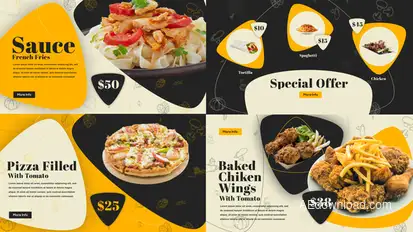Delicious Food Promo Product Promo template preview