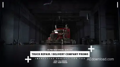 Delivery Company and Truck Repair Promo Product Promo template preview
