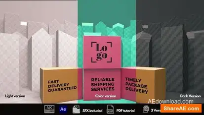 Delivery Experts Logo Stings template preview