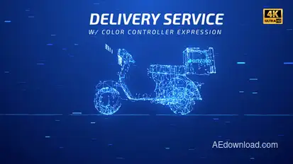 Delivery Service Openers template preview