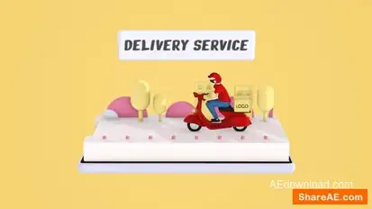 Delivery Service Openers template preview