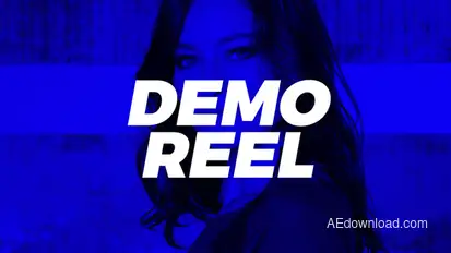 Demo Reel Promo Opener Video Displays template preview