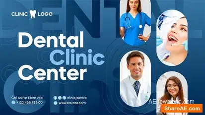 Dental Clinic Center | Medical Slideshow Openers template preview