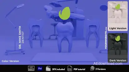 Dental Intro Logo Stings template preview