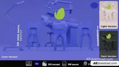 Dental Logo Reveal Logo Stings template preview