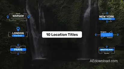 Design Location Titles Titles template preview