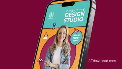 Design Studio Instagram Stories Openers template preview
