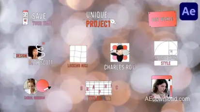 Designer Titles | After Effects Titles template preview