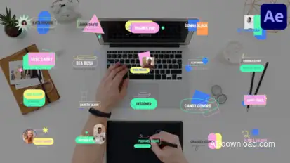Designer Titles for After Effects Titles template preview