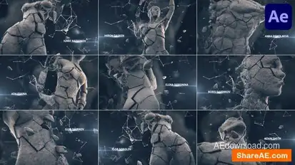 Videohive Destruction of Time Titles for After Effects Titles template preview