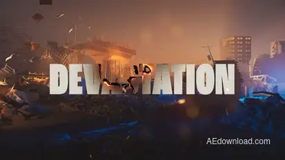 Devastation Logo Reveal Logo Stings template preview