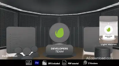 Developers Intro Logo Stings template preview