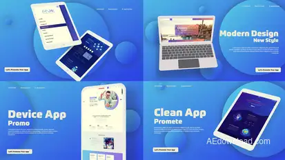 Device App Promo Product Promo template preview