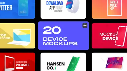 Device Mockups Product Promo template preview