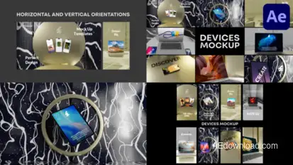 Devices Mockup for After Effects Openers template preview