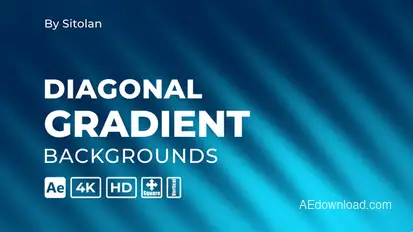 Diagonal Gradient Backgrounds Elements template preview