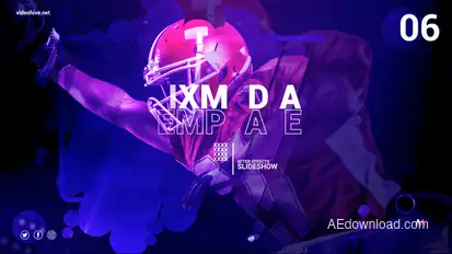 Diagonal Slide Openers template preview