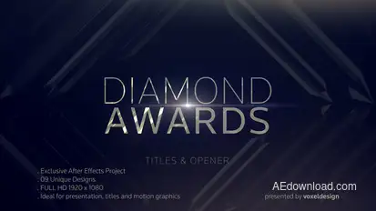 Diamond Awards Opener Openers template preview