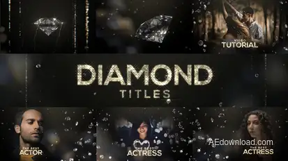 Diamond Titles Elements template preview