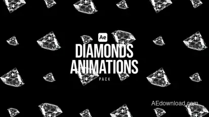 Diamonds Animations Pack Elements template preview