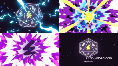 Dice Logo for After Effects Logo Stings template preview