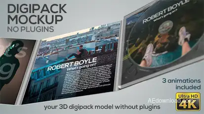 Digipack Mockup - No Plugins Product Promo template preview