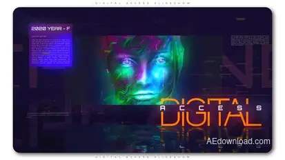 Digital Access Slideshow Openers template preview