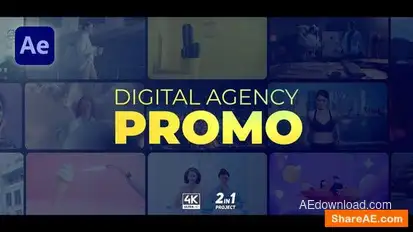 Digital Agency Promo Openers template preview