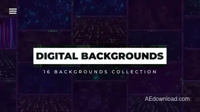 Digital Backgrounds Elements template preview