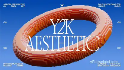 Digital Blend Typography Titles template preview