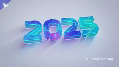 Digital Clean Logo Transform Reveal 2025 Logo Stings template preview