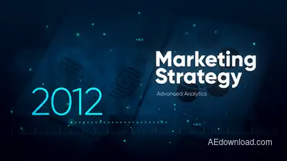 Digital Company Timeline Video Displays template preview