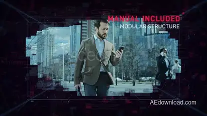 Digital Corporate Promo Video Displays template preview