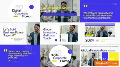 Digital Corporate Promo Openers template preview