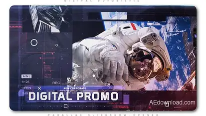 Digital Corporate Promo Video Displays template preview