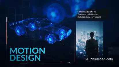 Digital Corporate Slideshow Video Displays template preview