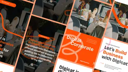 Digital Corporate Stories Pack Openers template preview