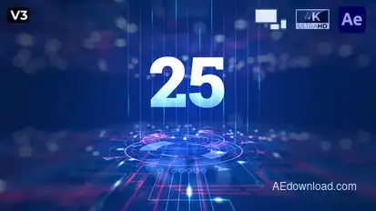 Digital Countdown V3 Elements template preview