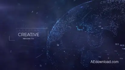 Digital Earth l Network Titles Titles template preview