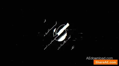 Digital Glitch Logo Logo Stings template preview