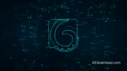 Digital IT Logo Logo Stings template preview