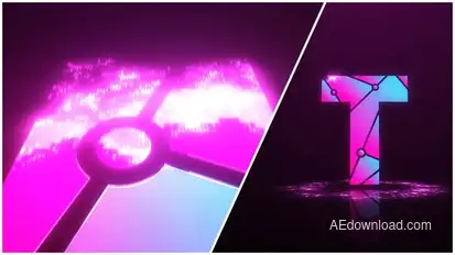 Digital Logo Opener Logo Stings template preview