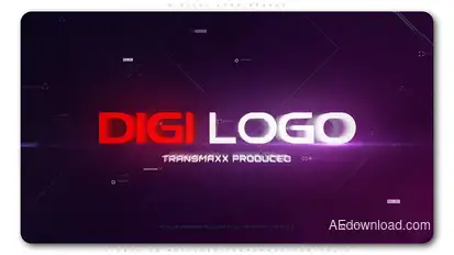 Digital Logo Reveal Logo Stings template preview