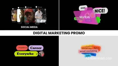 Digital Marketing Promo Openers template preview