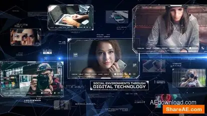 Digital Network Openers template preview