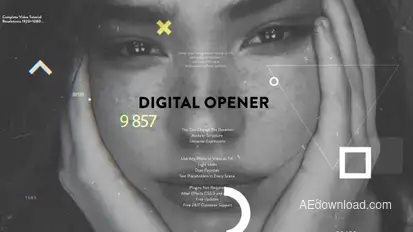 Digital Opener Openers template preview