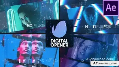 Digital Opener | Slideshow Openers template preview