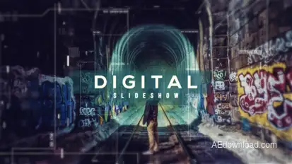 Digital Parallax Slideshow | Opener Openers template preview