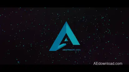 Digital Particles Logo Logo Stings template preview